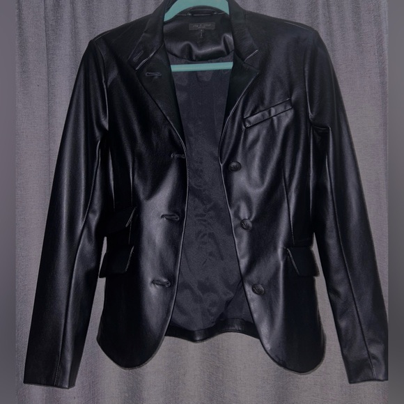 rag & bone Jackets & Blazers - Rag & Bone Slade Faux Leather Blazer